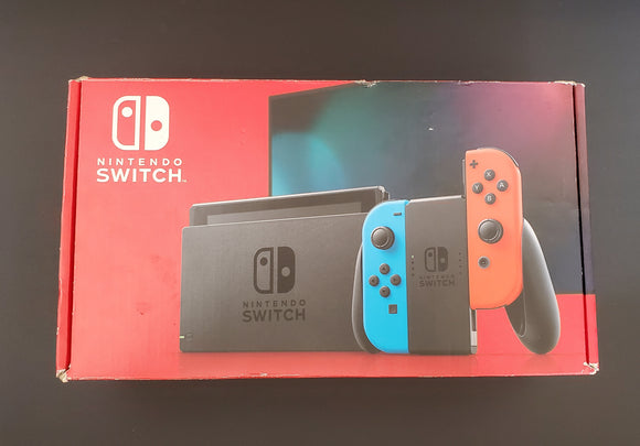Nintendo Switch with Neon Red/Blue Joy-Con