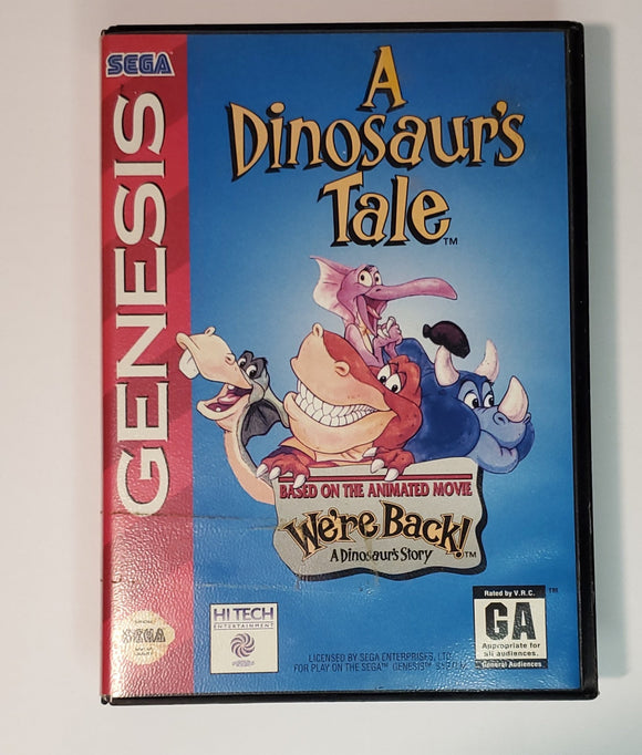 A Dinosaur's Tale For Sega Genesis - Box Only - BedyGames