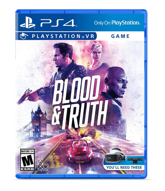 Blood & Truth - USED - For PS4 & PS5 - PSVR - BedyGames