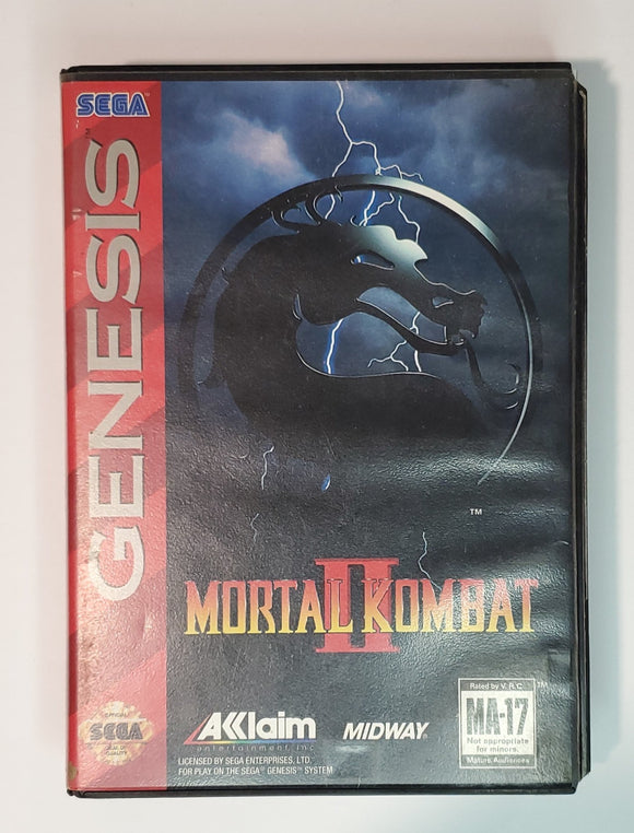 Mortal Kombat II for Sega Genesis - Box Only - BedyGames